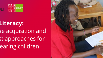 Language before literacy banner Language before literacy banner