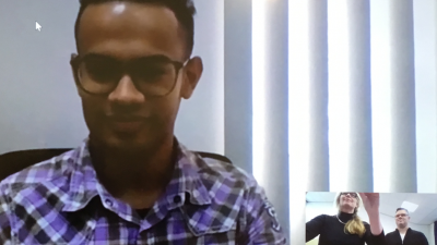 Coaching deaf employee Staatsolie Suriname Online coaching deaf employee Staatsolie Suriname by Kentalis